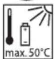 Flex IW 3/4" 18.0-EC - Σύμβολα στο μηχάνημα - 4