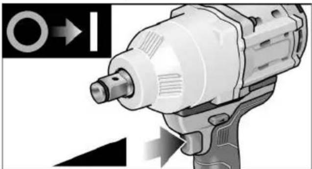 Flex IW 3/4" 18.0-EC - Elektroinstrumenta ieslēgšana - 1