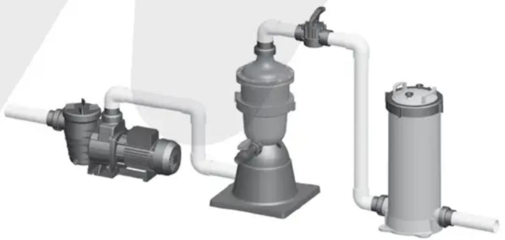 Waterco MultiCyclone MC16 - Support de montage disponible en option (200373) - 1