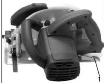 Bavaria by Einhell BHS 75 - Adjustment of the cutting depth - 1