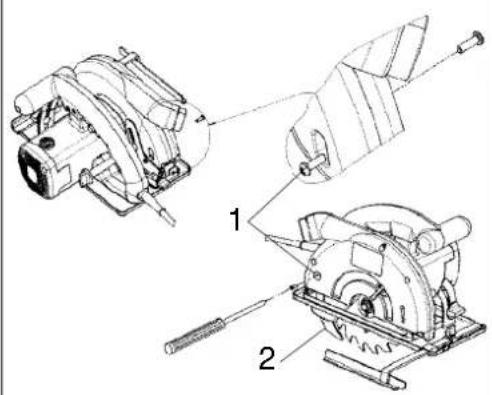 Bavaria by Einhell BHS 55 - Snijdlepte Instellen - 3
