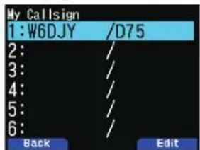 KENWOOD TH-D75A - Mon indicatif - 1