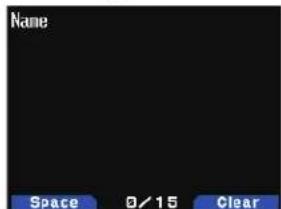Name Space 0/15 Clear