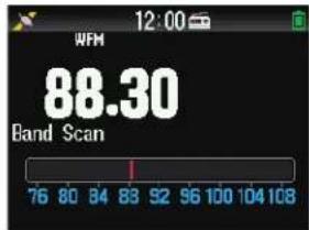 12:00 WFM 88.30 Band Scan 76 80 84 88 92 96 100 104 108