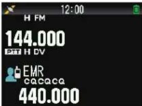 12:00 H FM 144.000 H DV EMR CQCQCQ 440.000