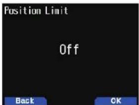 Position Limit Off Back OK