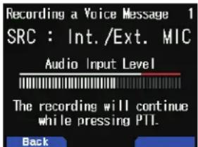 KENWOOD TH-D75A - ENREGISTREMENT DE MESSAGES VOCAUX - 3