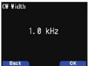KENWOOD TH-D75A - Largeur de bande CW - 1