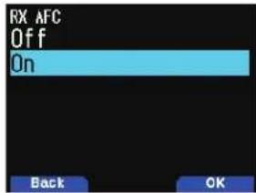 RX AFC Off On Back OK