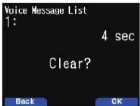 KENWOOD TH-D75A - EFFACEMENT DES MESSAGES VOCAUX - 2