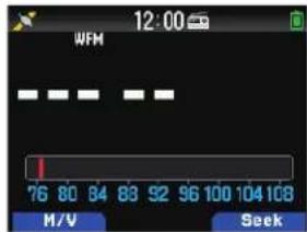 12:00 WFM 76 80 84 88 92 96 100 104 108 M/V Seek