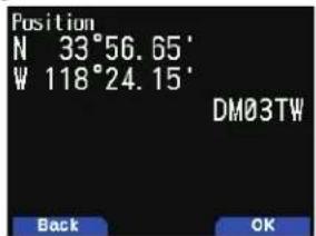 Position N 33°56.65' W 118°24.15' DM03TW Back OK