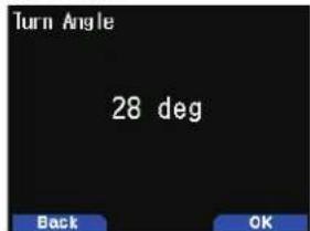 Turn Angle 28 deg Back OK