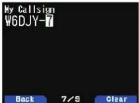 My Callsign W6DJY-7 Back 7/8 Clear