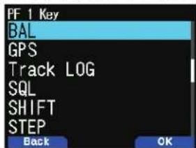KENWOOD TH-D75A - Réglage des touches de fonction programmables d'émission - 1