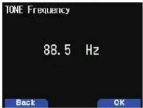 KENWOOD TH-D75A - Sélection d'une fréquence de tonalité - 1