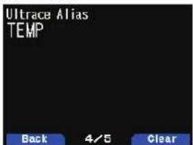 Ultrace Alias TEMP Back 4/5 Clear