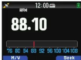 12:00 WFM 88.10 76 80 84 88 92 96 100 104 108 M/V Seek