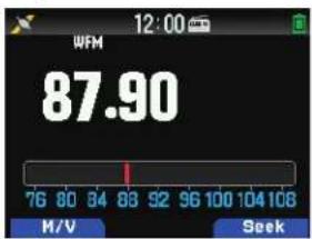 12:00 WFM 87.90 76 80 84 88 92 96 100 104 108 M/V Seek