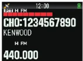 KENWOOD TH-D75A - Emission de codes DTMF stockés - 1