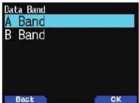 Data Band A Band B Band Back OK