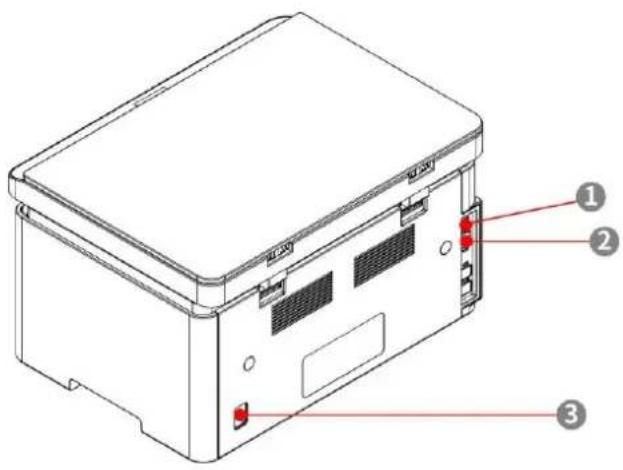 PANTUM BM2300 - Vue arrière - 1