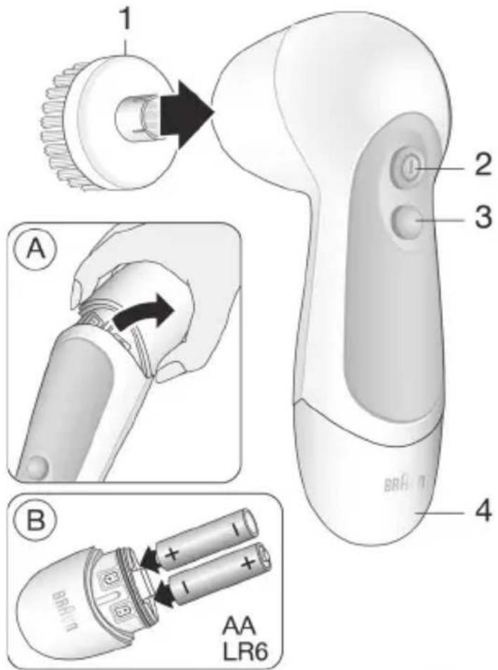 BRAUN Silk-épil 9-870 - Battery removal - 1