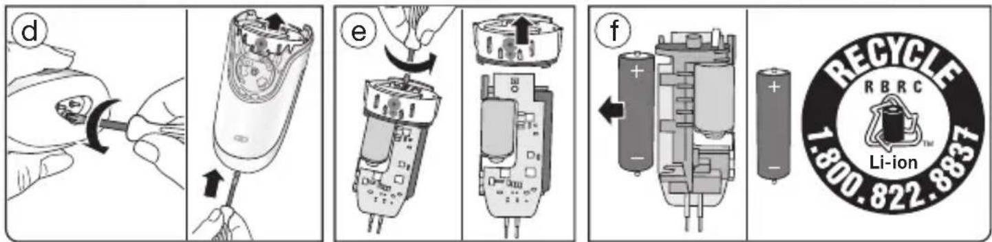 BRAUN Silk-épil 7 SES 7/880 - Battery removal - 2