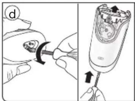 BRAUN Silk-épil 7 SES 7/880 - Desmontaje de la batería - 6