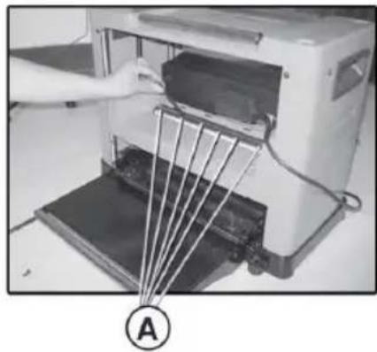 Vevor Thickness Planer M1B-LS-3301 - Dismantling the knife blade - 2