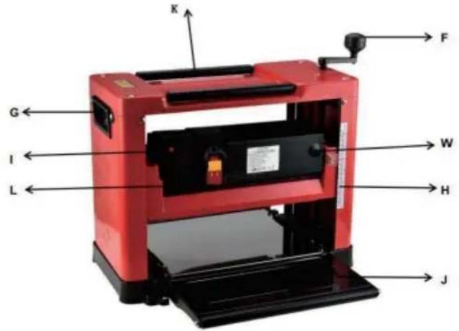 Vevor Thickness Planer M1B-LS-3301 - OPIS - 1