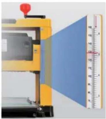 Vevor Thickness Planer M1B-LS-3301 - Diepte-afstelhendel installeren Plaats - 2