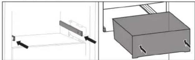 LIEBHERR IRBbi 4171 Peak BioFresh - Τοποθέτηση συρταριού - 1