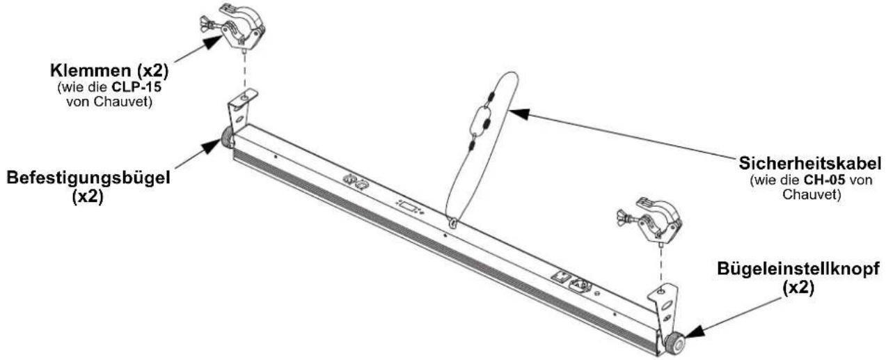 Chauvet SlimSTRIP UV-18 IRC - Montageansicht - 1
