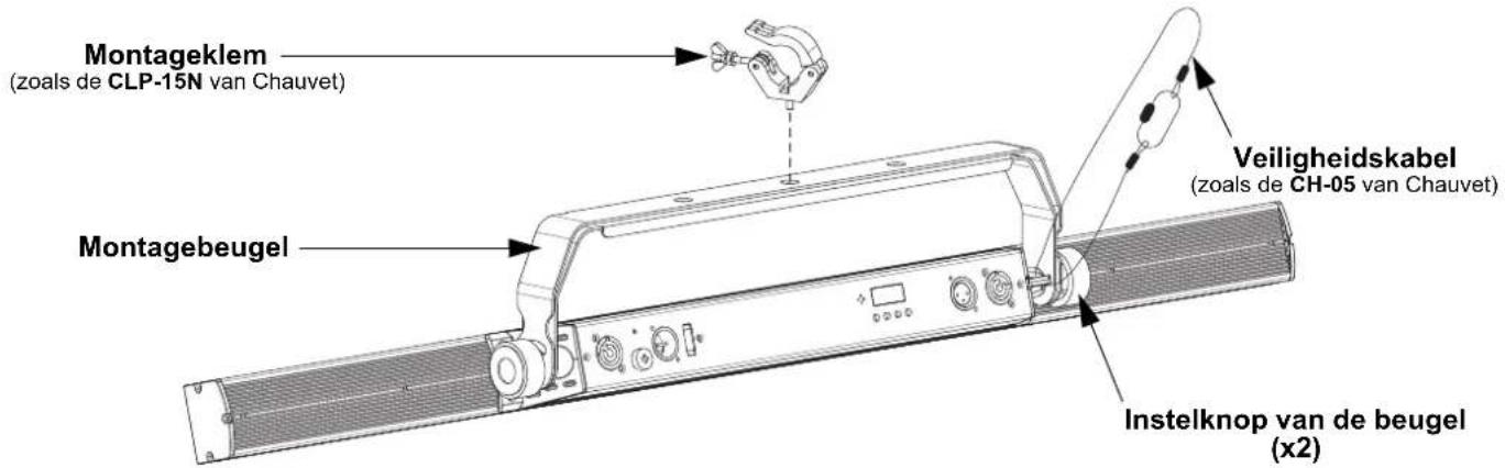 Chauvet COLORband Pix ILS - Montagediagram - 1