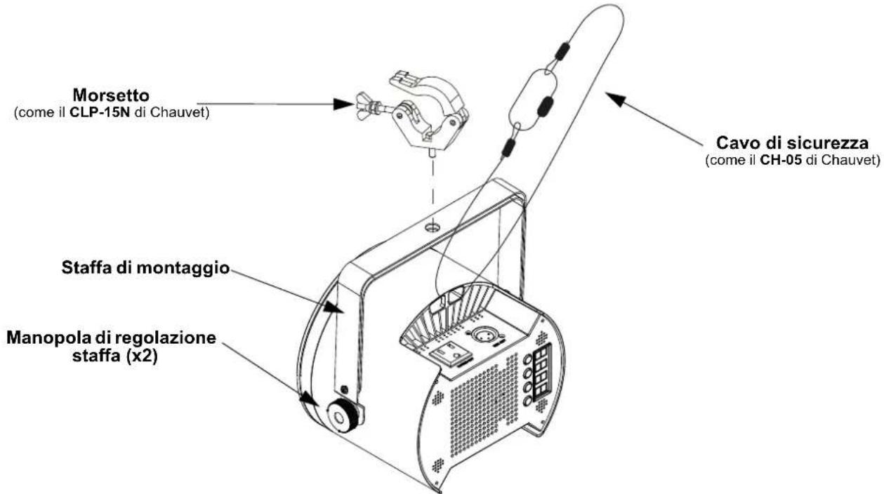 Chauvet COREpar Q120 ILS - Schema di montaggio - 1