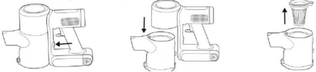 GORENJE Hi Move III - CLEANING THE VACUUM CLEANER - 3