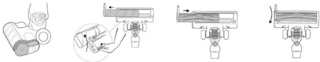 GORENJE Hi Move III - Pulizia della spazzola - 1