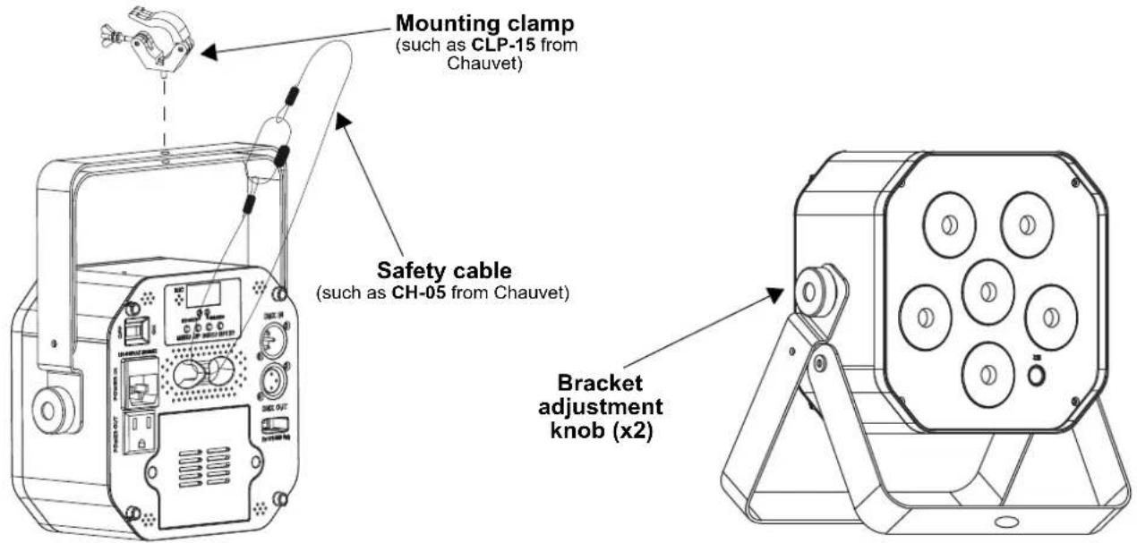 Chauvet EZLink Par Q6BT ILS - Mounting - 1