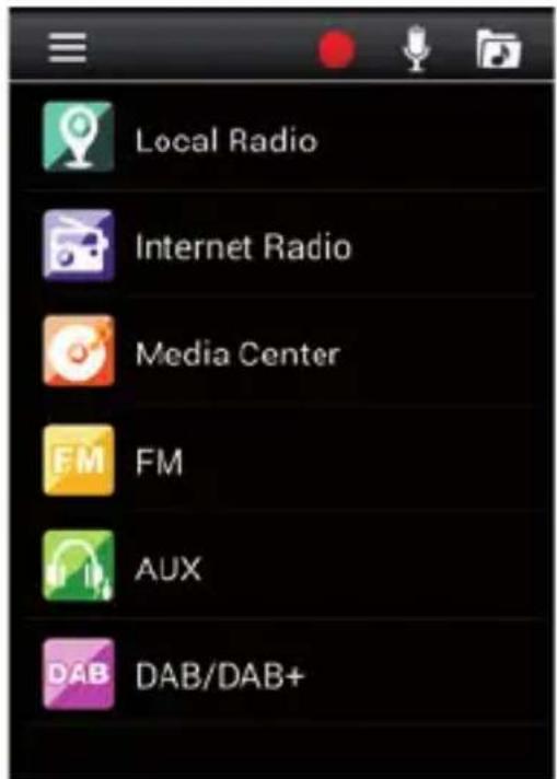 Imperial DABMAN i600 - Main menu - 1