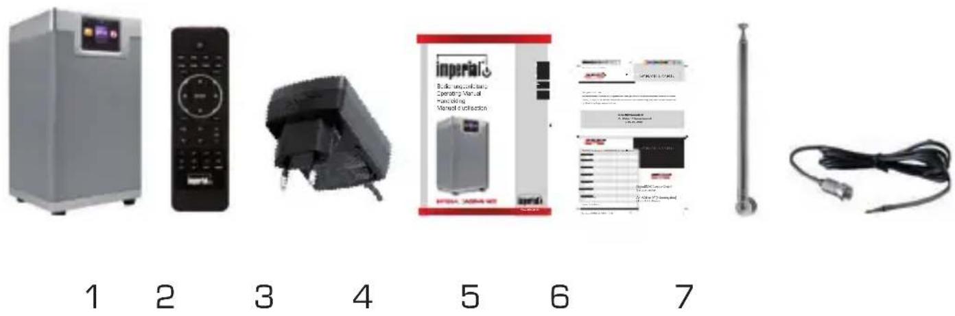 Imperial DABMAN i600 - ITEMS SuPPLIED - 1