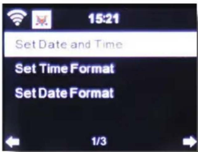 Imperial DABMAN i600 - Date & Time - 1