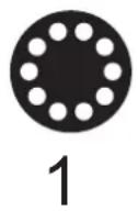 Chauvet Intimidator Spot 160 ILS - Gobos - 1