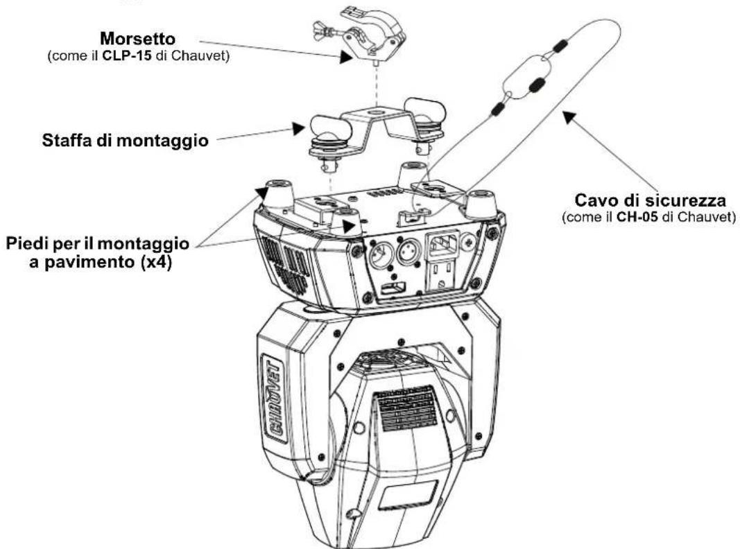 Chauvet Intimidator Spot 160 ILS - Schema di montaggio - 1