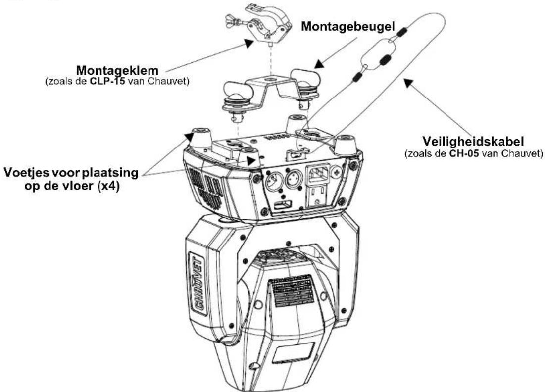 Chauvet Intimidator Spot 160 ILS - Montagediagram - 1