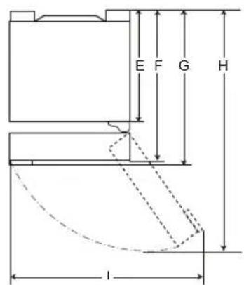 LG GBP62MCTBC - Dimensioner och marginaler - 3