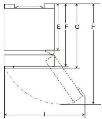 LG GBP62MCTBC - Méretek és hézagok - 3
