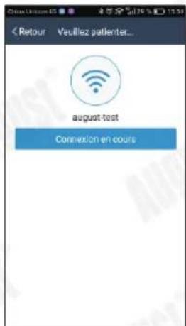 August WR320 - Connexion au Réseau - 8