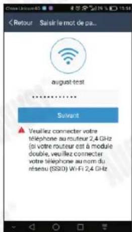 August WR320 - Connexion au Réseau - 4