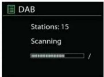 Soundmaster ICD5000 - - Scannen naar stations - 1